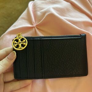 Tory Burch Miller Top Zip Card Case